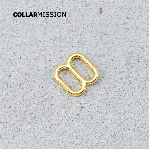 DIY dog collar For 10mm adjustable buckle loop for bag cat dog leash backpacks accessory yellow gold BZK10HJ
