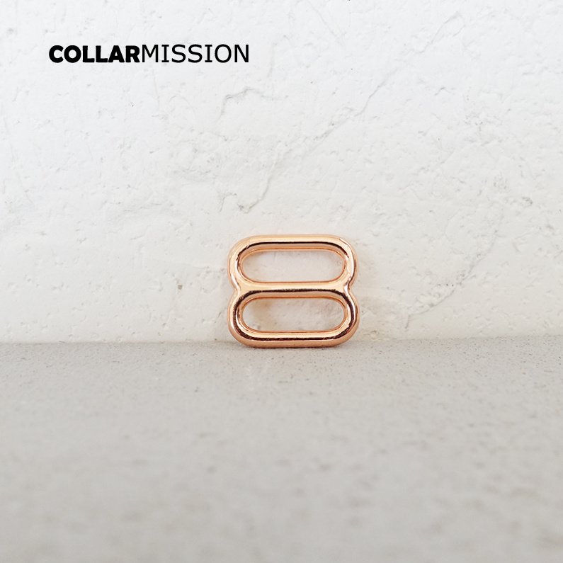 DIY dog collar For 15mm webbing metal adjustable buckle loop DIY Strap bag belt accessory durable and strong slider BZK15M