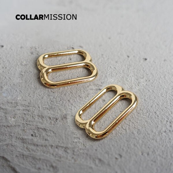 Retailing high quality plated metal buckle adjuster slider for dIY dog collar 20mm sewing Webbing handbag backpack BZK20J