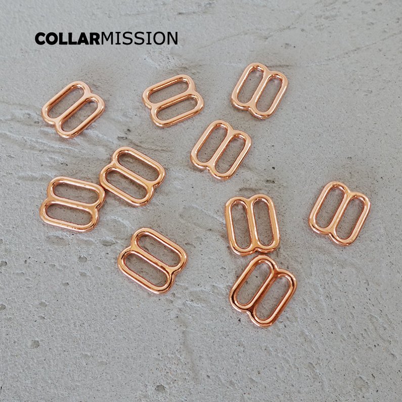 DIY dog collar For 15mm webbing metal adjustable buckle loop DIY Strap bag belt accessory durable and strong slider BZK15M - Image 5