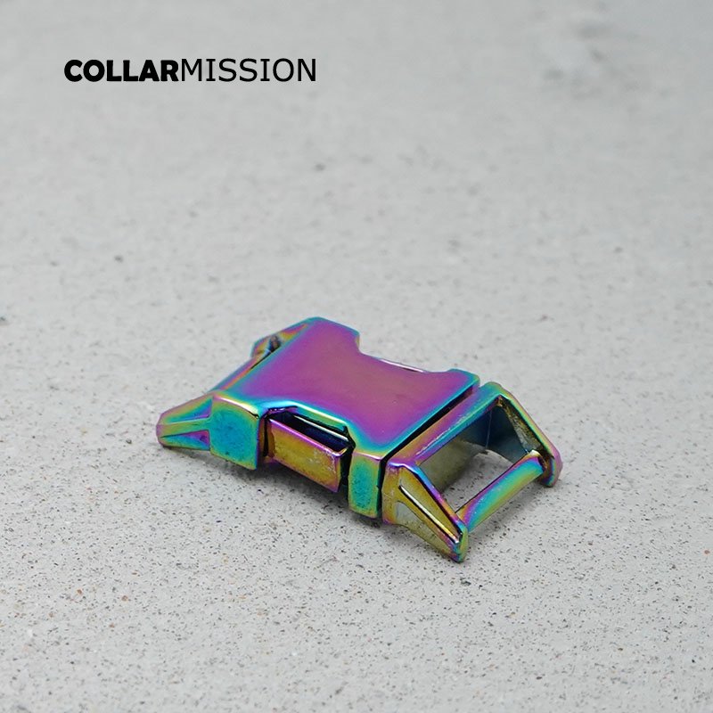 Metal release curved buckle durable hardware for paracord security lock puppy cat collars diy parts Zinc Alloy CK15CH - Image 2