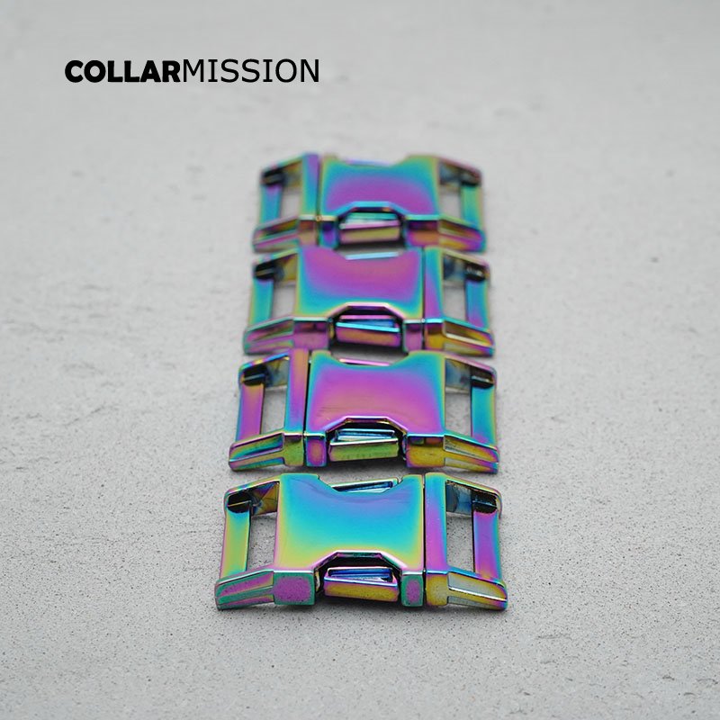 Metal release curved buckle durable hardware for high quality lock puppy cat collars diy parts Zinc Alloy CK25CH - Image 5