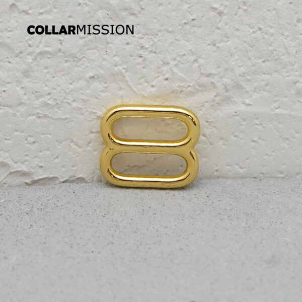 DIY dog collar For 15mm adjustable buckle loop for DIY Strap bag belt accessory durable and strong slider yellow gold BZK15HJ