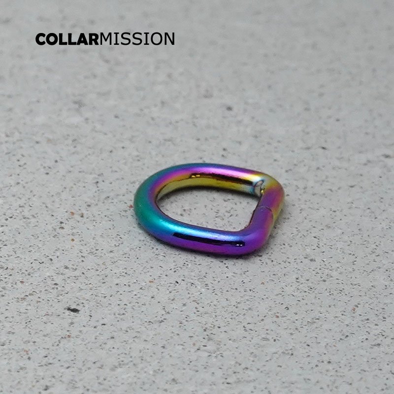 Retailing 10mm metal plating zinc alloy D Rings for backpacks straps bags cat Dog collar dee buckles DIY accessories DK10CH - Image 2