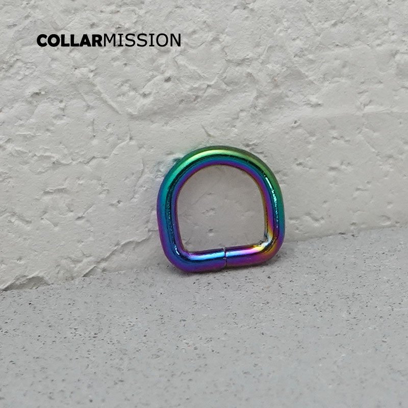Retailing 10mm metal plating zinc alloy D Rings for backpacks straps bags cat Dog collar dee buckles DIY accessories DK10CH