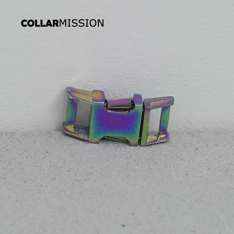 Metal release curved buckle durable hardware for paracord security lock pet collar backpack buckle accessories Zinc Alloy CK10CH - Image 2