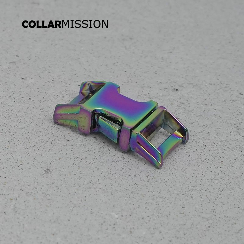 Metal release curved buckle durable hardware for paracord security lock pet collar backpack buckle accessories Zinc Alloy CK10CH