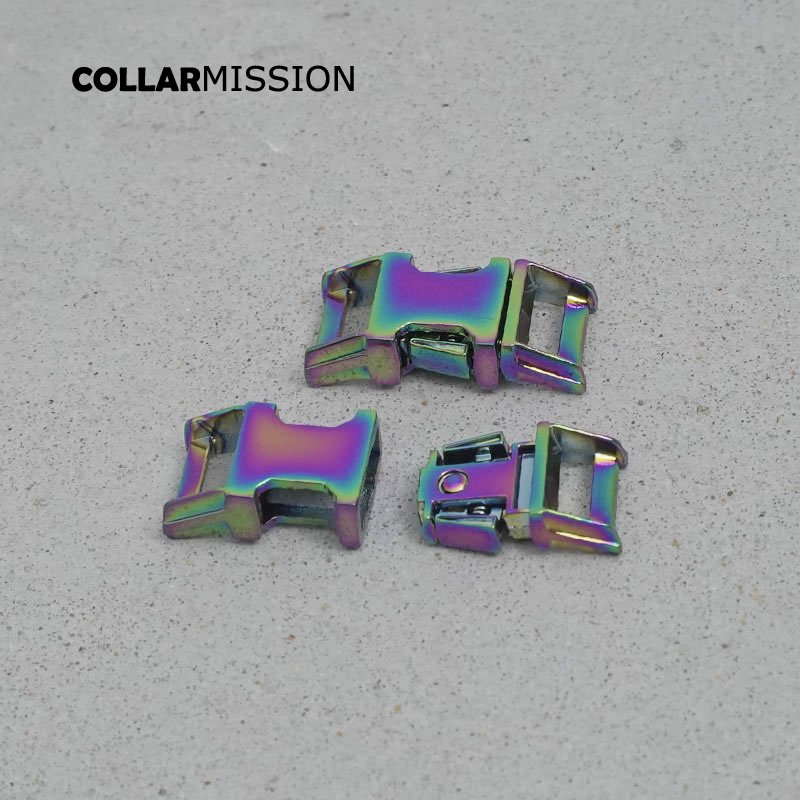 Metal release curved buckle durable hardware for paracord security lock pet collar backpack buckle accessories Zinc Alloy CK10CH - Image 3