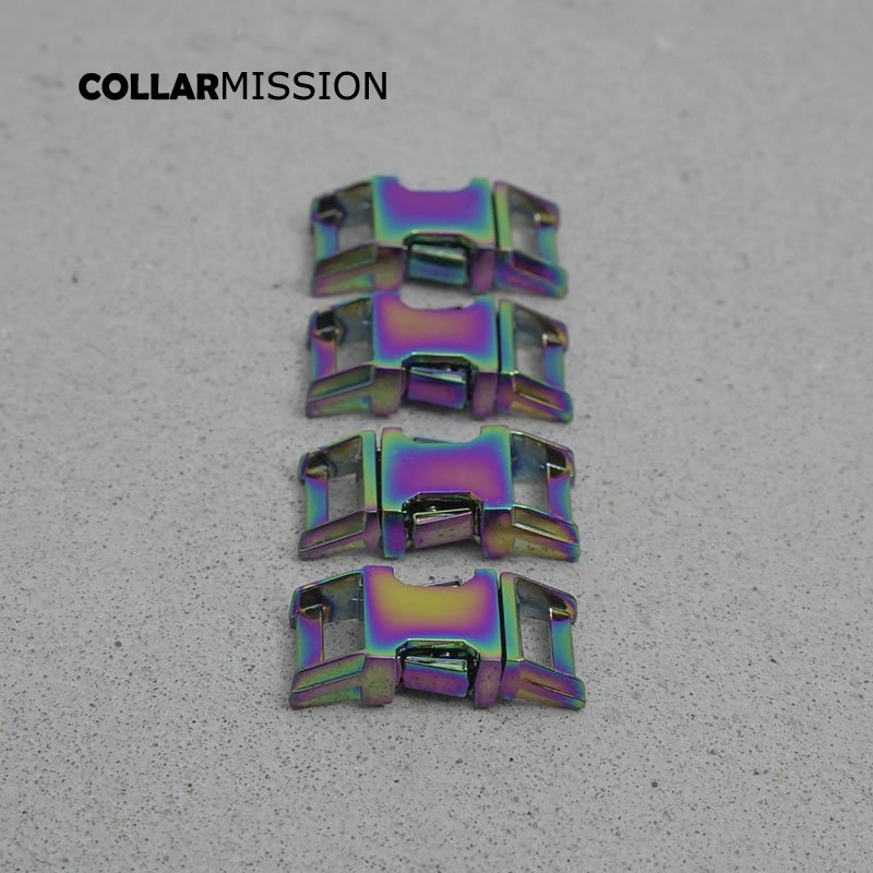 Metal release curved buckle durable hardware for paracord security lock pet collar backpack buckle accessories Zinc Alloy CK10CH - Image 5