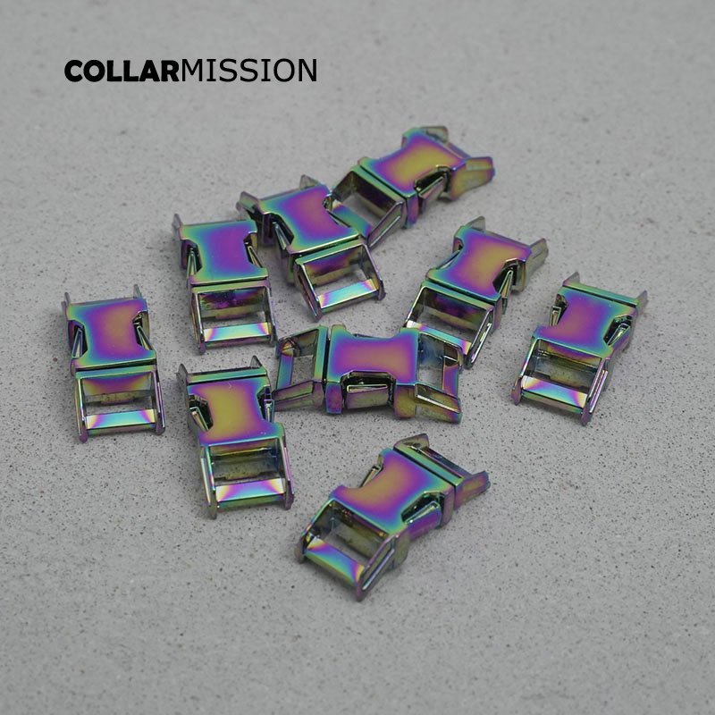 Metal release curved buckle durable hardware for paracord security lock pet collar backpack buckle accessories Zinc Alloy CK10CH - Image 7