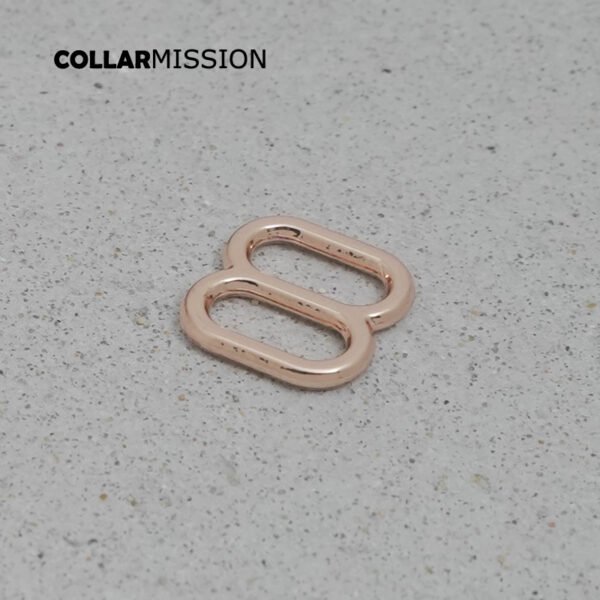 DIY dog collar For 10mm adjustable buckle loop backpack straps dog collar accessory rose gold BZK10M