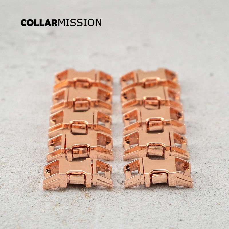 Retailing release buckle 10mm strap webbing garments DIY pet collar accessories durable security lock plated metal buckle CK10M - Image 4