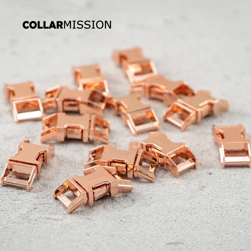 Retailing release buckle 10mm strap webbing garments DIY pet collar accessories durable security lock plated metal buckle CK10M - Image 6