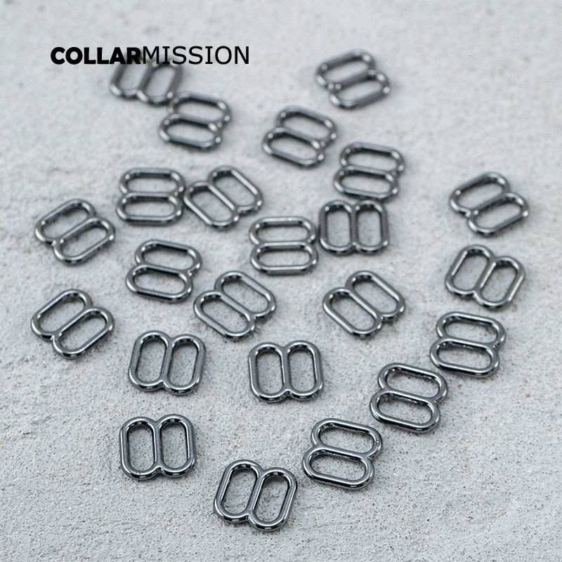 DIY dog collar For 10mm adjustable buckle loop backpack straps dog collar accessory gun black BZK10QH - Image 8