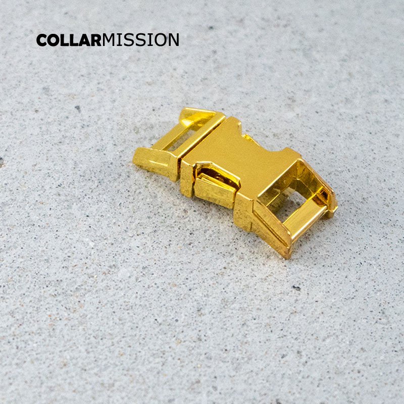 Release buckle 10mm strap webbing garments DIY pet collar accessories durable security lock plated metal buckle CK10HJ