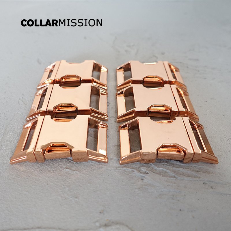 Retailing Slider Curved Side Release Buckles for Dog Collars Bags, DIY Accessories, High Quality Plated Metal Buckle, CK25M - Image 5
