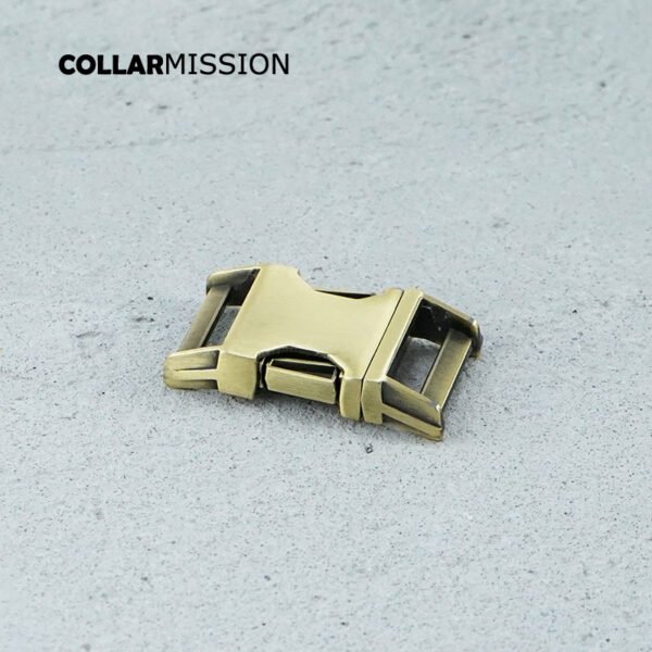 Retailing metal side release curved buckles durable hardware strong security lock dog collars diy parts Zinc Alloy CK20QT