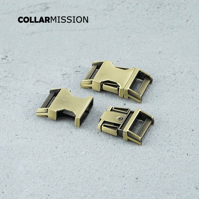 Retailing metal side release curved buckles durable hardware strong security lock dog collars diy parts Zinc Alloy CK20QT - Image 3