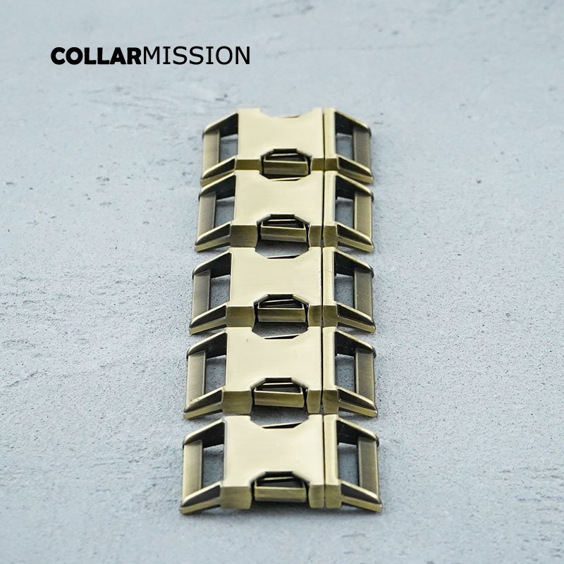 Retailing metal release curved buckles durable hardware good quality lock puppy cat collars diy parts Zinc Alloy CK25QT - Image 4