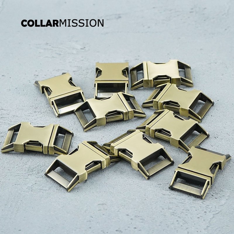 Retailing metal release curved buckles durable hardware good quality lock puppy cat collars diy parts Zinc Alloy CK25QT - Image 6