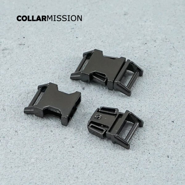 Retailing metal side release curved buckle durable hardware for paracord security lock pet collars diy part Zinc Alloy CK15QH