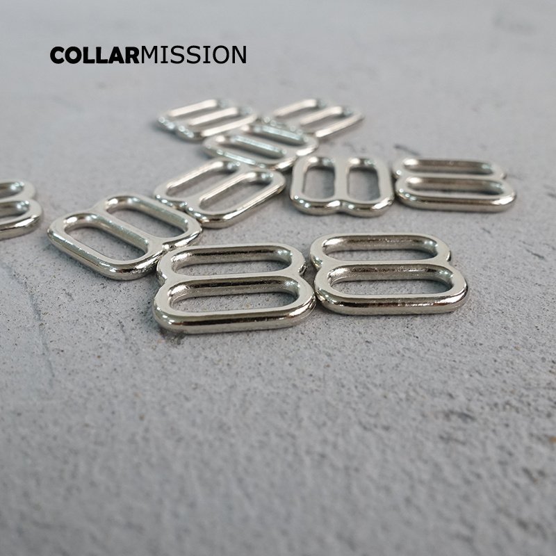 DIY dog collar For 15mm webbing metal adjustable buckle loop DIY Strap bag belt accessory durable and strong slider BZK15Y - Image 6