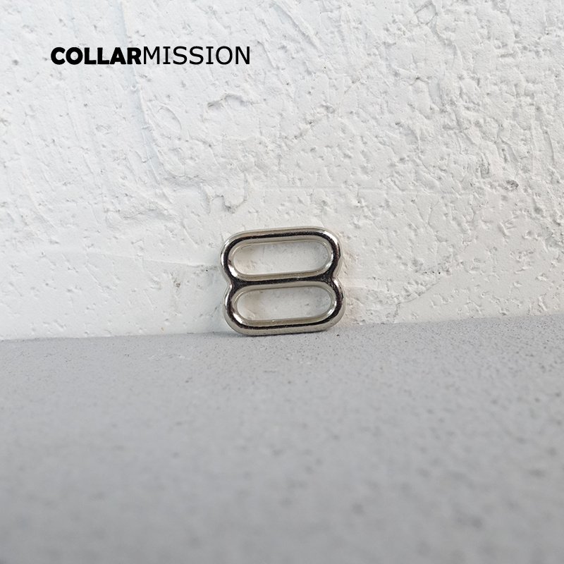 DIY dog collar For 15mm webbing metal adjustable buckle loop DIY Strap bag belt accessory durable and strong slider BZK15Y