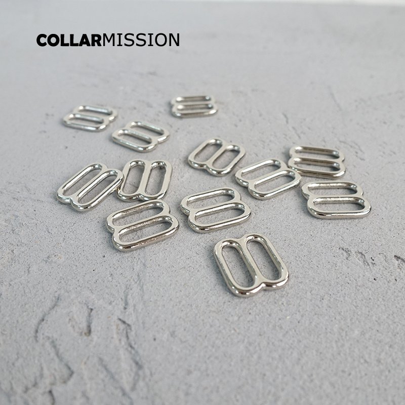 DIY dog collar For 15mm webbing metal adjustable buckle loop DIY Strap bag belt accessory durable and strong slider BZK15Y - Image 5