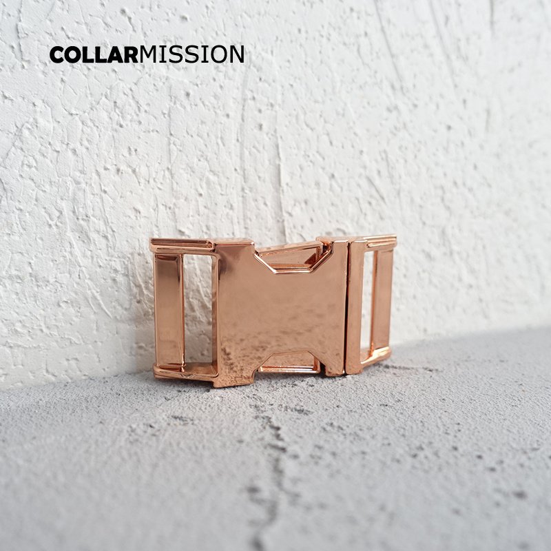 Retailing Slider Curved Side Release Buckles for Dog Collars Bags, DIY Accessories, High Quality Plated Metal Buckle, CK25M - Image 2
