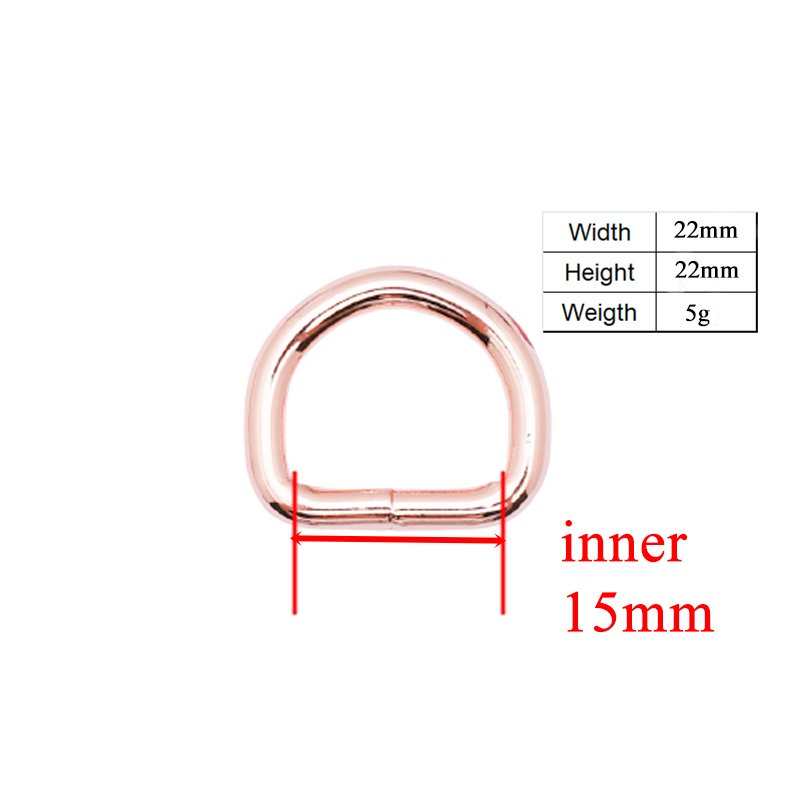 1set Engraving(metal buckle+Tri-Glid+D ring/set)15mm metal plated buckle for bag webbing DIY dog collar accessories 8 colours - Image 4