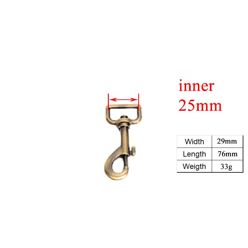 25mm plating gun black zinc alloy parts for DIY dog collar dog leash webbing bag accessories PK25QT - Image 8