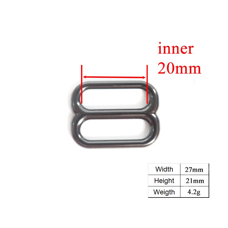 Retailing adjustment DIY accessories for 20mm for bag cat dog leash backpacks accessory Buckle Straps Bags Belts BZK20H - Image 3
