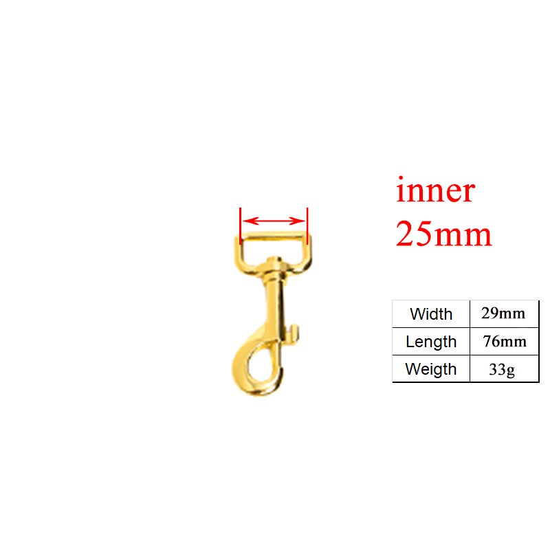 25mm high quality electroplated yellow gold metal parts for dog collar dog leash accessories PK25HJ - Image 8