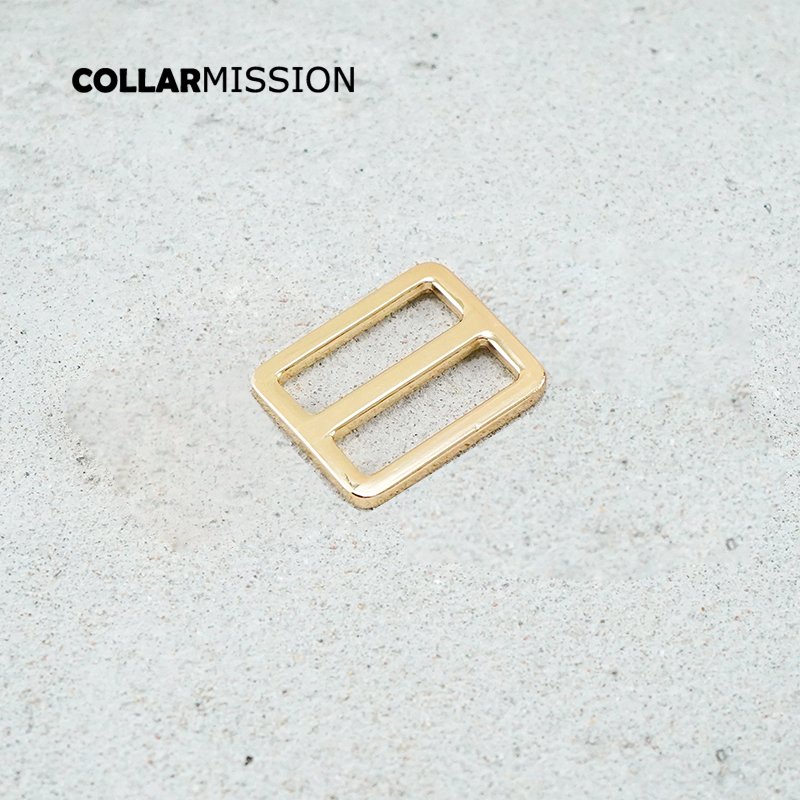25mm metal slider Tri-Glid for Bag Strap Hook Webbing Adjustable accessory light gold RZK25J