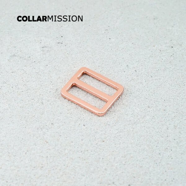 25mm high quality metal slider Tri-Glid outdoor backpack straps dog collar accessory rose  Gold RZK25M