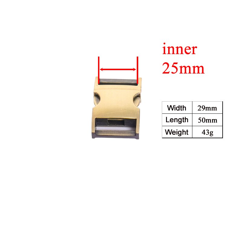 Metal side release curved buckles durable hardware high quality lock puppy cat collars diy parts Zinc Alloy CK25QT02 - Image 7