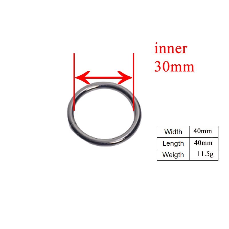 Pet puppy collar adjustable metal parts 30mm gun black hook handbag bag accessories YH30QH - Image 8