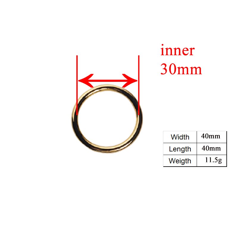 30mm adaptable buckle durable hardware used to connect leash bag dog leash DIY dog collar accessories yellow gold YH30HJ - Image 7