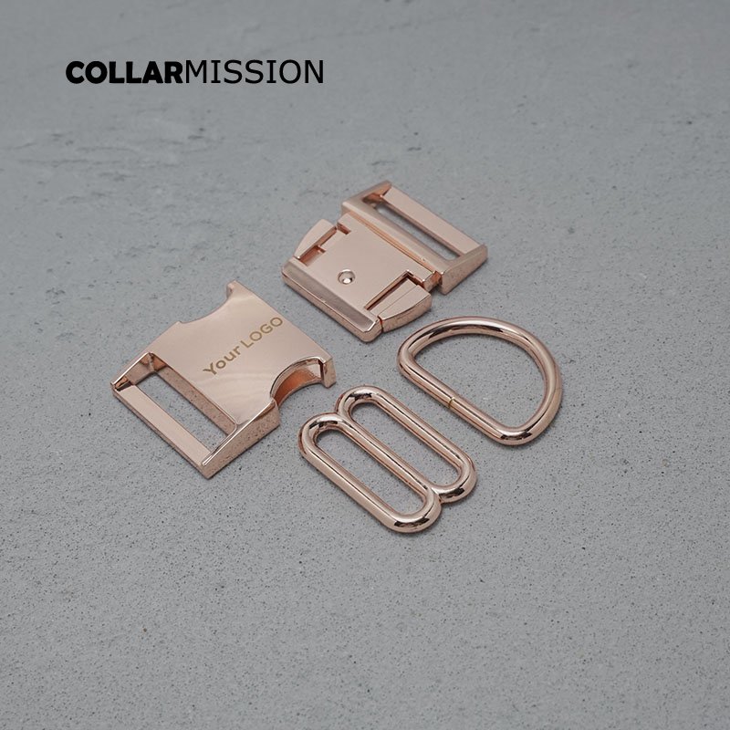 1set Engraved 30mm (metal buckle+adjust buckle+D ring)for garment luggage backpack dog collar DIY accessory 8 Colours - Image 6