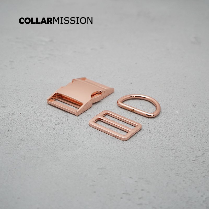 50set/lot (metal buckle+Tri-Glid+D ring)for garment luggage backpack cat dog collar DIY accessory 8 Colours 15mm to 30mm 5 sizes - Image 13