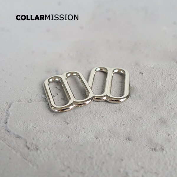 20mm adjustable buckle loop for dog collar harness backpack strap accessory silver BZK20Y