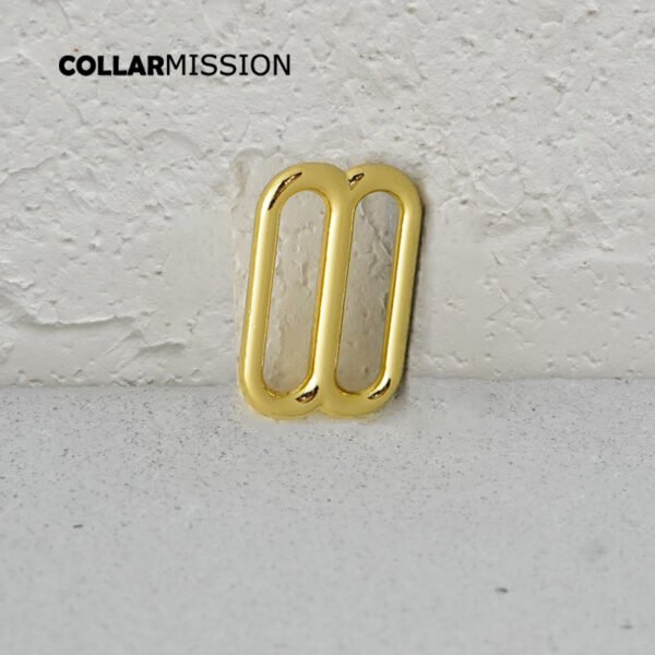 DIY dog collar For 25mm adjustable buckle loop for dog collar harness backpack strap accessory yellow gold BZK25HJ