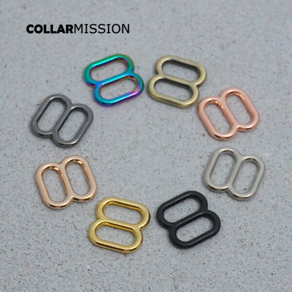 1pc Adjustable Plated Metal Buckle DIY Accessory for 10mm Sewing Bag Belt Dog Cat Collar - Retail Quality 8 Colors Available