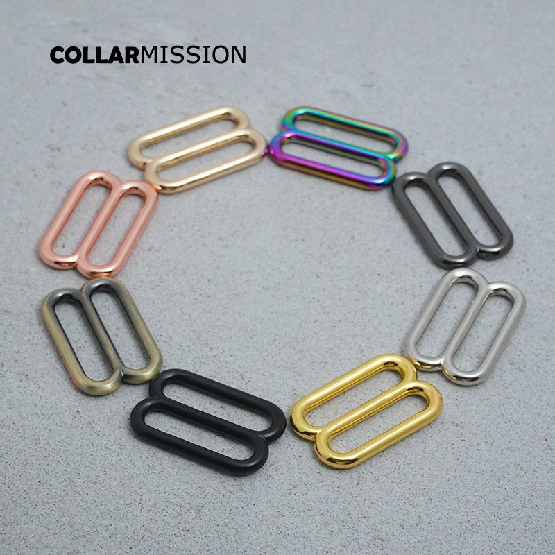 1pc DIY Dog Collar 30mm Webbing Adjustable Buckle Strap Belt Accessory with 8 Color Options Quality Plated Metal Slider - Image 7