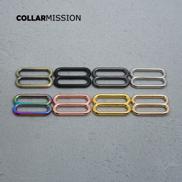 1pc DIY Dog Collar 30mm Webbing Adjustable Buckle Strap Belt Accessory with 8 Color Options Quality Plated Metal Slider