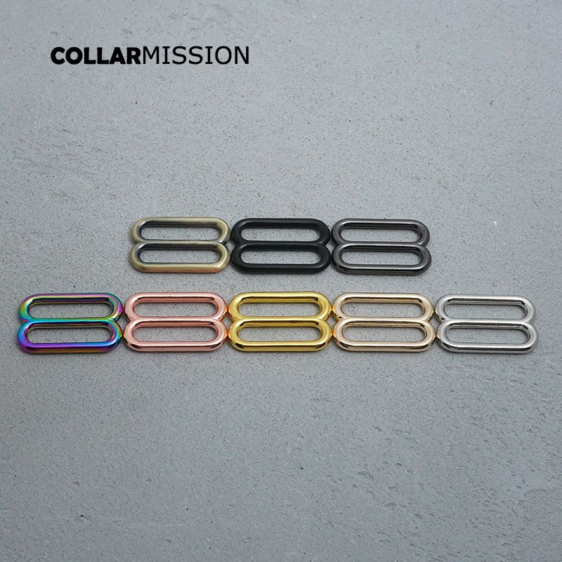 1pc DIY Dog Collar 30mm Webbing Adjustable Buckle Strap Belt Accessory with 8 Color Options Quality Plated Metal Slider - Image 5
