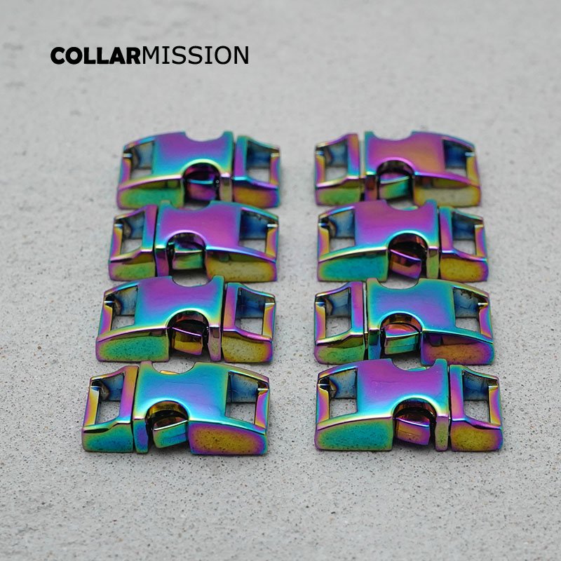 Metal release curved buckle durable hardware for paracord high quality pet collar backpack buckle accessory Zinc Alloy CK10CH02 - Image 4