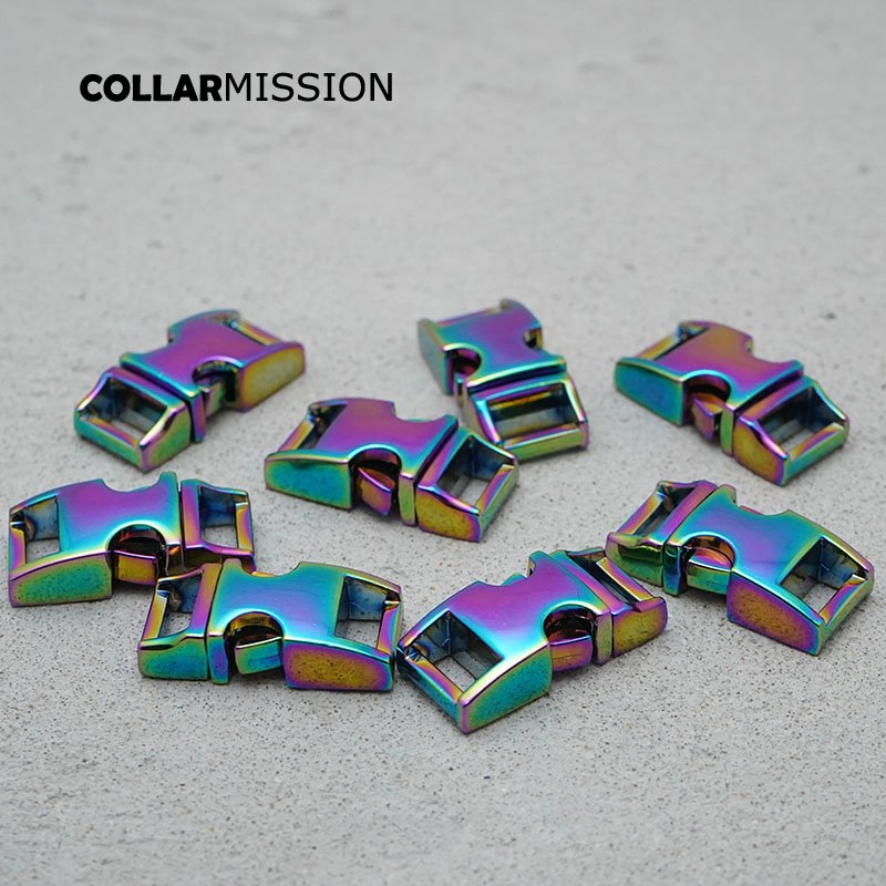 Metal release curved buckle durable hardware for paracord high quality pet collar backpack buckle accessory Zinc Alloy CK10CH02 - Image 3