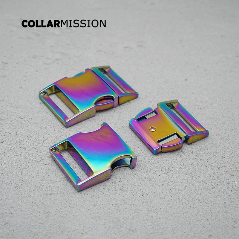 Metal side release curved buckle durable hardware for paracord security lock dog cat collars DIY accessories Zinc Alloy CK30CH02 - Image 3