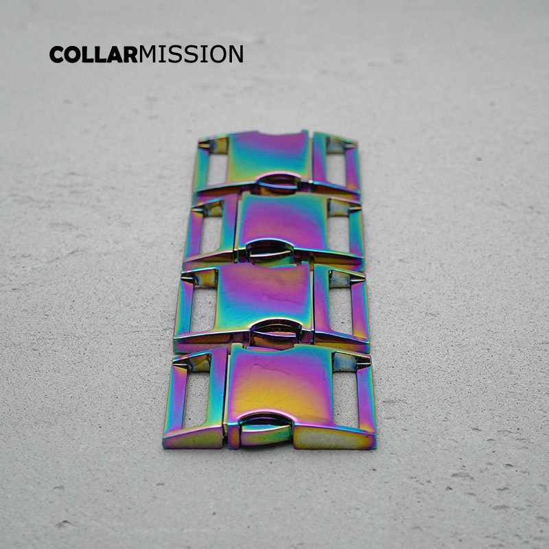 Metal side release curved buckle durable hardware for paracord security lock dog cat collars DIY accessories Zinc Alloy CK30CH02 - Image 4